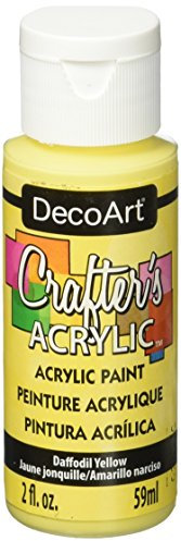 DecoArt Acrylic Paint, Daffodil Yellow, 59 ml (Pack of 1)