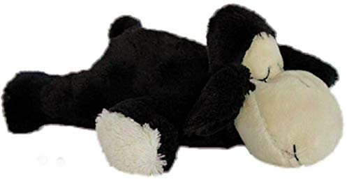 Inware 6618 - Kuscheltier Schäfchen Sleepy, schwarz, 18 cm, Schmusetier, Schäfchen