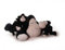 Inware 6618 - Kuscheltier Schäfchen Sleepy, schwarz, 18 cm, Schmusetier, Schäfchen