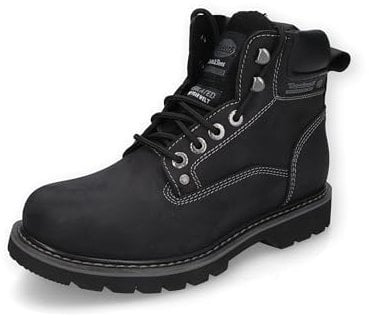 Dockers by Gerli Herren Combat Boots, Männer Sport- & Outdoorschuhe,wasserabweisend,warm gefüttert,schnürstiefel,schwarz,40 EU
