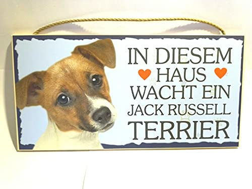 Türschild Jack Russell Terrier (30) aus Holz Schild Hund deutsche Herstellung