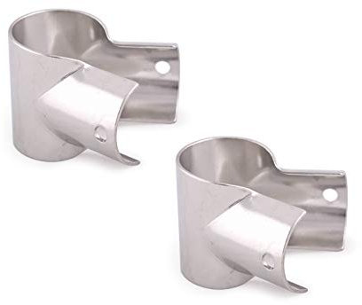 2X T-Verbindung T-Stück Abstützung 22mm Badeleiter 90 ° Edelstahl Badeplattform Halter Befestigung Gelenk