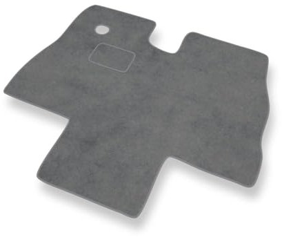 Mossa - Fußmatten Auto kompatibel mit FIAT Ducato II (1994-2006) - Premium Velours graue Automatten Autoteppiche