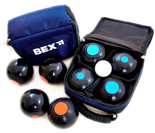 Bex Bowls Pro Garden Game - 2 Player/ Team Set with Carry Bag | Classic Ball Game for Outdoor Fun | Perfect for Families, Kids & Adults Set for Summer Parties, Camping or Weddings