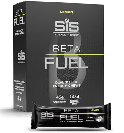 Science in Sport BETA Fuel Riegel 6 x 60g Zitrone - Vegane Energieriegel mit 46g Kohlenhydrate, Leckere Kohlenhydrate Riegel als ideale Energielieferanten für das Power Training