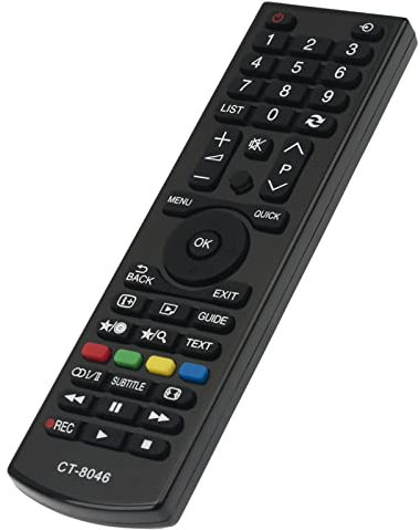 CT-8046 Remplacement de la télécommande Convient pour Toshiba TV