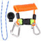 Gancho De Buceo, Gancho De Arrecife Antipérdida Correa De Buceo Resistente Con Clip Y Hebilla De Liberación Rápida Para Cámaras, Luces De Buceo(Naranja)