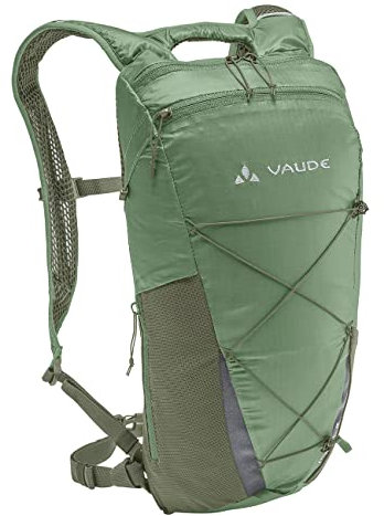 VAUDE Uphill 8 - Fahrrad-Rucksack mit 8 Liter Volumen - mit luftdurchlässigem Tragesystem, Willow Green
