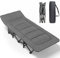 ATORPOK SHOP Lit de Camping Pliable Robuste pour Adultes,Charge Jusqu'à 200 kg, pour l'extérieur, Le Camping, Les Voyages, la Maison, etc (Grise)