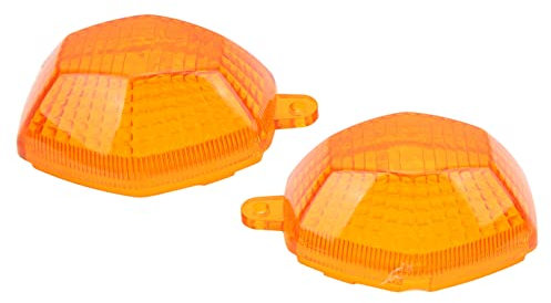 Motorrad-Blinker, Signallichtlinsen-Anzeigelampen-Abdeckungen, Ersatz für GSX 650F 2008-2011 Schwarz 2008-2011 für SV 650 N S 2003-2016 DL V-Strom 2004-2011 (Dunkelbraun)