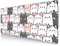 Sxckang Tapis de Bureau Motif Chat Rose, Tapis de Souris de Jeu Étendu XXL, Accessoire Mignon Kawaii Avec Bords Cousus, Sous-Main pour Travail, Jeux, Maison, 80 x 30 cm