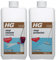 HG Vinyl Cleaner Extra Strong, Removes Stubborn Dirt & Grease for all types of Flooring – 1L + HG Vinyl Protector, Protective Coating Glass Polish for Artificial Flooring, Non Slip Formula – 1L