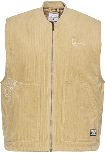 Karl Kani Herren KU233-006-1 KK Chest Signature Corduroy Vest