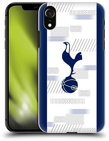 Head Case Designs Offizielle Tottenham Hotspur F.C. Weißer 2023/24 Ausweis Harte Rueckseiten Handyhülle Hülle Huelle kompatibel mit Apple iPhone XR