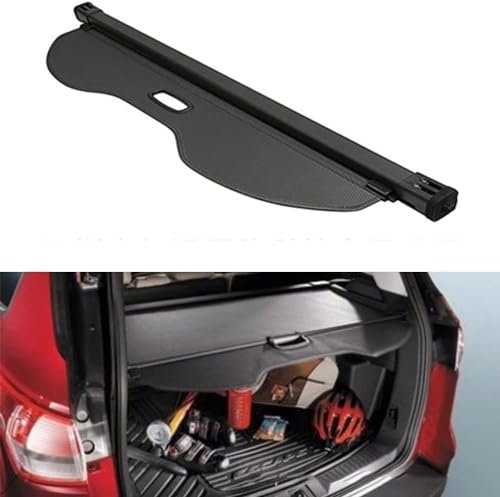 Auto Laderaumabdeckung Rollo für Ford Escape Kuga 2013-2016, Einziehbare Kofferraum Schutz Abdeckung Cargo Cover Innere