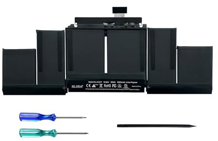 SLODA A1417 Laptop Ersatz Akku für MacBook Pro 15 Retina A1398 (Mitte 2012 Anfang 2013) EMC 2512 2673 [Li-Polymer 11.4V 8680mAh]