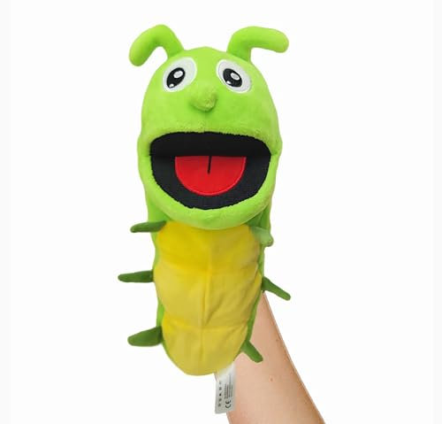 LOMTRATS Insekten-Handpuppen für Kinder, Kleinkinder, inklusive Bienen, Schmetterlingen, Libellen usw. mit beweglichen offenen Mündern, perfekt zum Geschichtenerzählen,Geburtstagsgeschenke