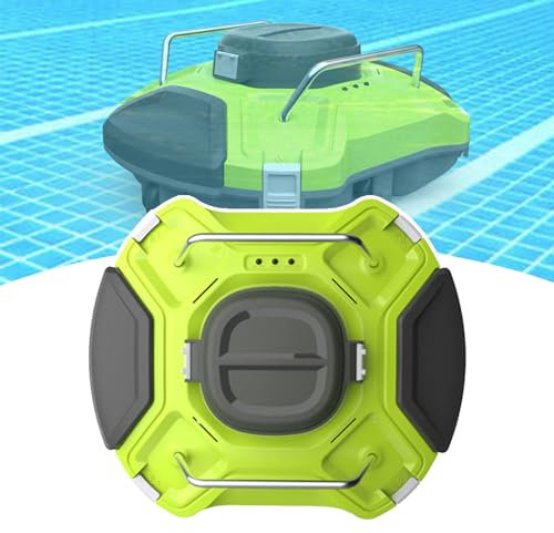 Máquina limpiadora de Piscinas subacuática inalámbrica, Robot de Limpieza de Piscinas - Motor Dual/IPX8 Resistente al Agua/batería de 5000 mAh, hasta 120 Minutos de Tiempo de ejecución - Robot limpi