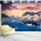 XLMING Alpen-Wolkenmeer-Szenerie 3D Tapete Home Dekoration Wohnzimmer Sofa Schlafzimmer Tv Hintergrund Wand-200cm×140cm