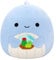 Squishmallows SQCR07699 - Samir der hellblaue Wal 40 cm, offizielles Jazwares Plüsch, superweiches Kuscheltier