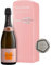 1 Stück Veuve Clicquot | Rose Champagner in SMEG Fridge Box 0.75 l 12% vol inkl. LOVEVINO Silver Button Sticker