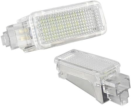Zpengtai Kennzeichenbeleuchtung Auto weiße LED Kofferraum/Fußraum/Handschuhfach Licht Lampe geeignet for Audi A1 A2 A3 A4 A5 A6 A7 A8 Q3 Q5 Q7 Nummernschildbeleuchtung