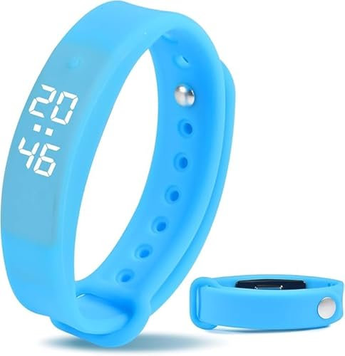 Vibrationsalarm Erinnerung Uhr,Wasserdicht Vibrationswecker Armband,Silent Vibrating Alarm Reminder Watch,Kann die Körpertemperatur Messen Uhr,Persönliche Alarme oder Pille Erinnerungen pro Tag