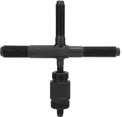 Pyltha Schwungrad Abzieher Werkzeug, 6 - in - 1 Set, M10 - M27, Carbonstahl Schwarz – Robust, Vielseitig, Für Motorräder und Mopeds