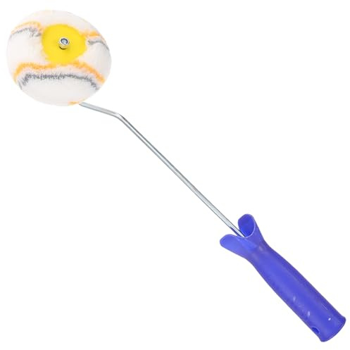 Sosoport Mehrzweck Farbrolle Kleiner Eckenroller mit Ergonomischem Griff Filigraner Wandmalpinsel für Latex und Ölfarben Präzise Malerrolle für Ecken und Hausanstrich