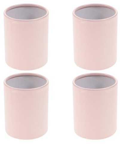 Runde Pappboxen für Blumen Weihnachten Party 4 Stück Rosa | Papier und Karton, Moderne Elegante Form, für Trockenblumen, Sträuße, Geburtstage