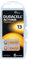 Duracell Activair size 13 Hearing Aid Battery (5 packs of six cells)