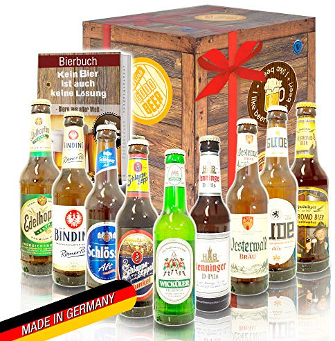 Bierspezialitäten aus Deutschland in der Geschenkbox (inkl. Geschenkkarten + Bierbewertungsbogen)