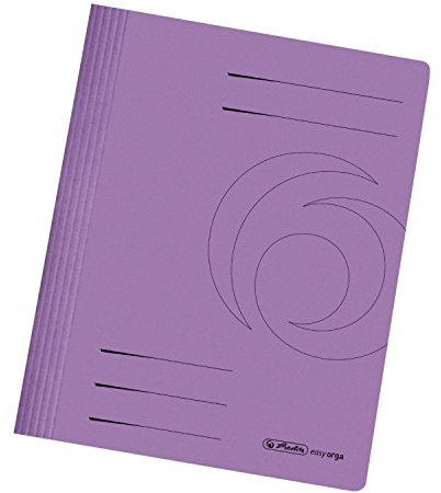herlitz Schnellhefter easy orga, Manilakarton, lila VE=10