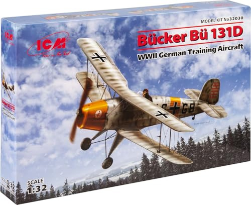 Modellbausatz Bücker Bü 131D,WWII German Training Aircraft(100% New molds)