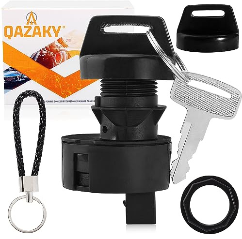 QAZAKY Ignition Key Switch Compatible with Can-Am Bombardier 710000238 710001029 710001030 Canam ATV Rally 175 200 Outlander 330 400 2003 2004 2005 2006 2007 2008