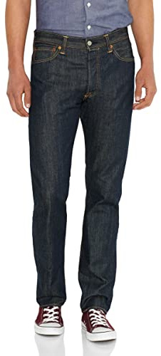Levi's Herren Jeanshose 501 Original mit Knopfleiste, Straight Fit