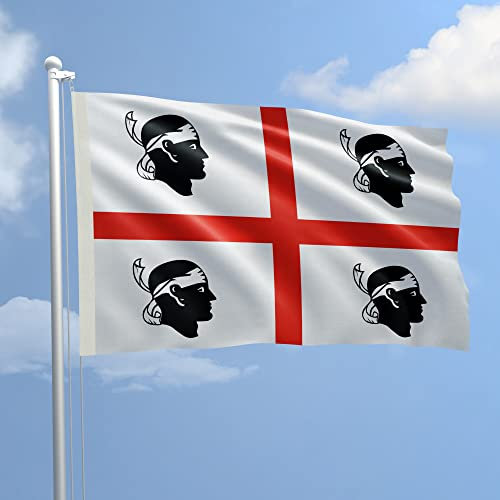 Flagge Sardinien in maritimer Stoff 150 x 220 – Dem Production
