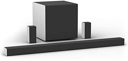 VIZIO 5.1.4 Premium Sound Bar con Dolby Atmos, DTS Virtual:X, Subwoofer wireless, altoparlanti surround posteriori, Bluetooth, compatibile con assistente vocale, telecomando incluso - SB46514-F6