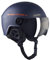 Black Crevice Skihelm Arlberg mit 2 Visier, Navy/orange, S/M