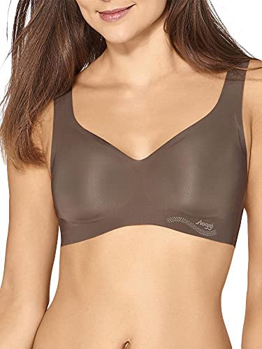Sloggi Women’s Zero Feel Bralette, Non-Wired Bra - Green - S