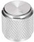 sourcing map Potentiometerknopf Silberton Aluminium Volume Control Knob Amplifier Electric Guitar
