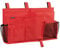 Surblue Nachttisch Caddy Hängebett Organizer Aufbewahrungstasche Tasche für Etagen-und Krankenhausbetten, Studentenwohnheime, Babybettgitter, Lager 8 Taschen(Rot)