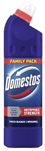 Domestos Original eliminates all known germs Thick Bleach disinfectant for a clean, safe home 1.25 l