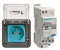 prise de charge - hager witty - ip55 3 kw - 2p+t m2 - avec protection - hager xev080p