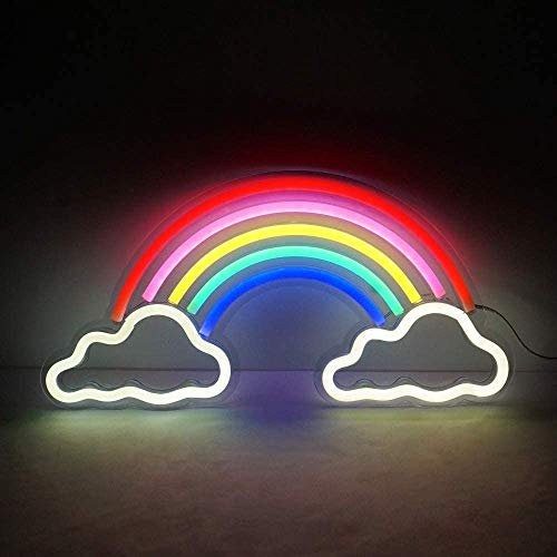 Jinson well Neon Regenbogen Nachtlampe Nachttischdekoration Lampen Spielzeug