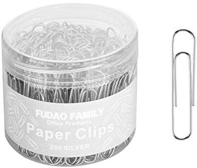 Jumbo Paper Clips, 50mm Paper Clip, 200 pcs Large Paperclips