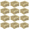 Agatige 12pcs Wedding Favour Boxes, Gold Small Gift Boxes Candy Chocolate Box Party Favors Box Table Decoration for Baby Shower Christmas Birthday