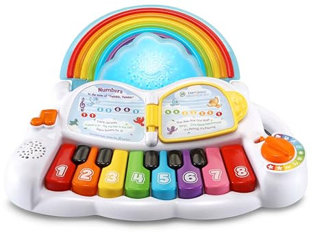 Leapfrog Learn and Groove Rainbow Lights Piano, Multicolor