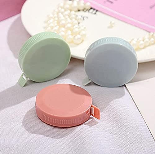 CHSYOO Body Tape Measure, 3 x versenkbares rundes Maßband-Set, doppelseitiges flexibles Schneiderlineal 1,5-Zoll-Büromesszubehör