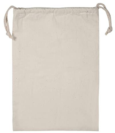 Borsa di Stoffa di Cotone Con Cordoncino - Traspirante, Antipolvere per Stoccaggio, Viaggio, Uso Domestico e Vestiti Sporchi (22 * 28 cm)